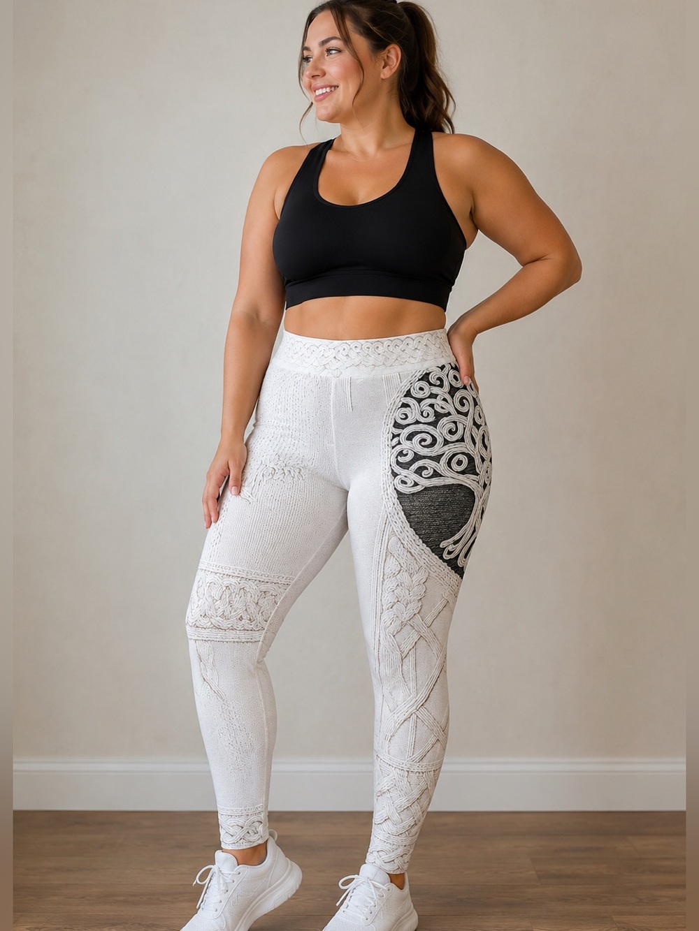 ❤️🔥NWOT LARGE Tree of life Patterned Leggings- AS IS